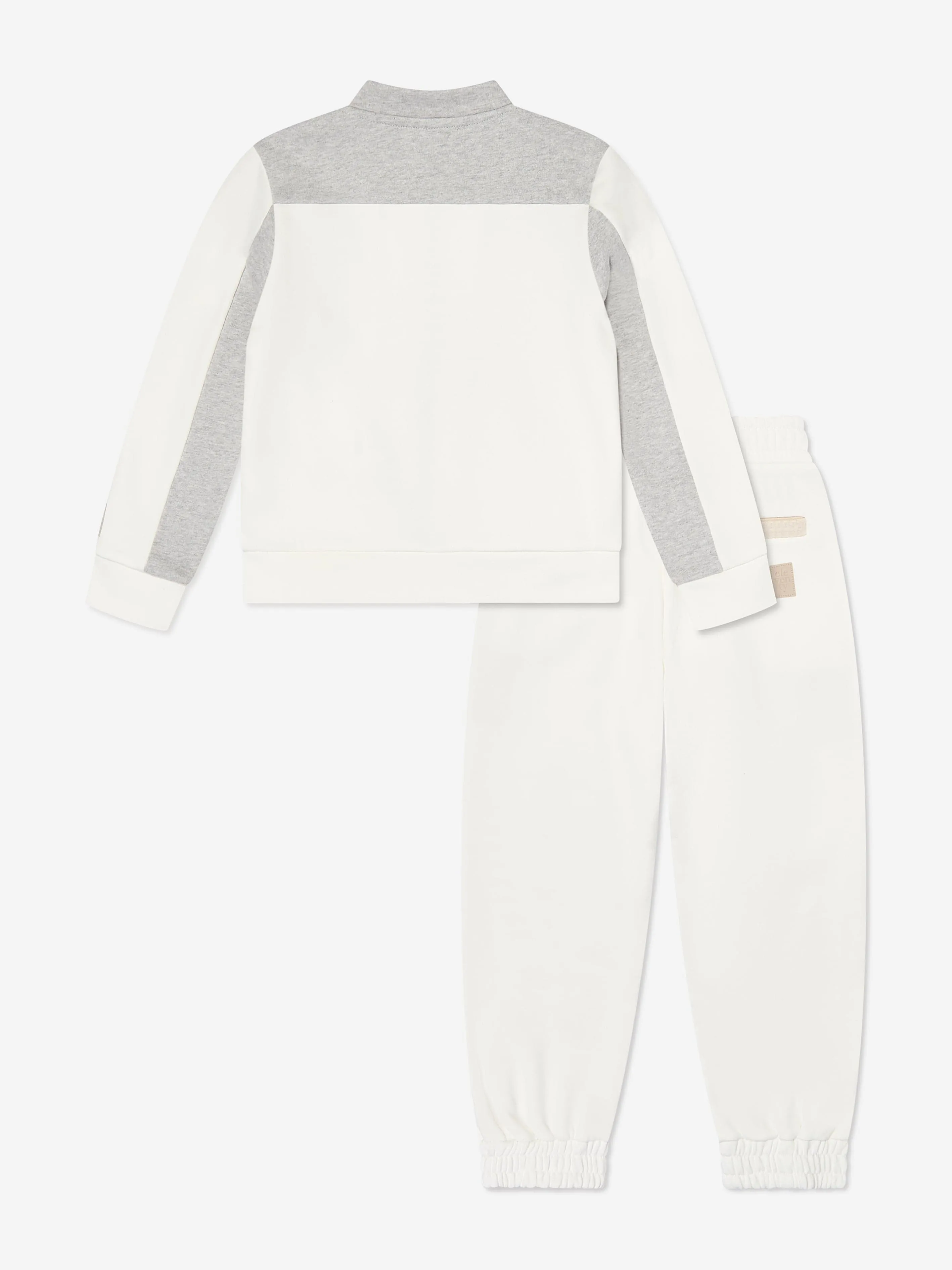 Eleventy Boys Fleece Tracksuit in Ivory