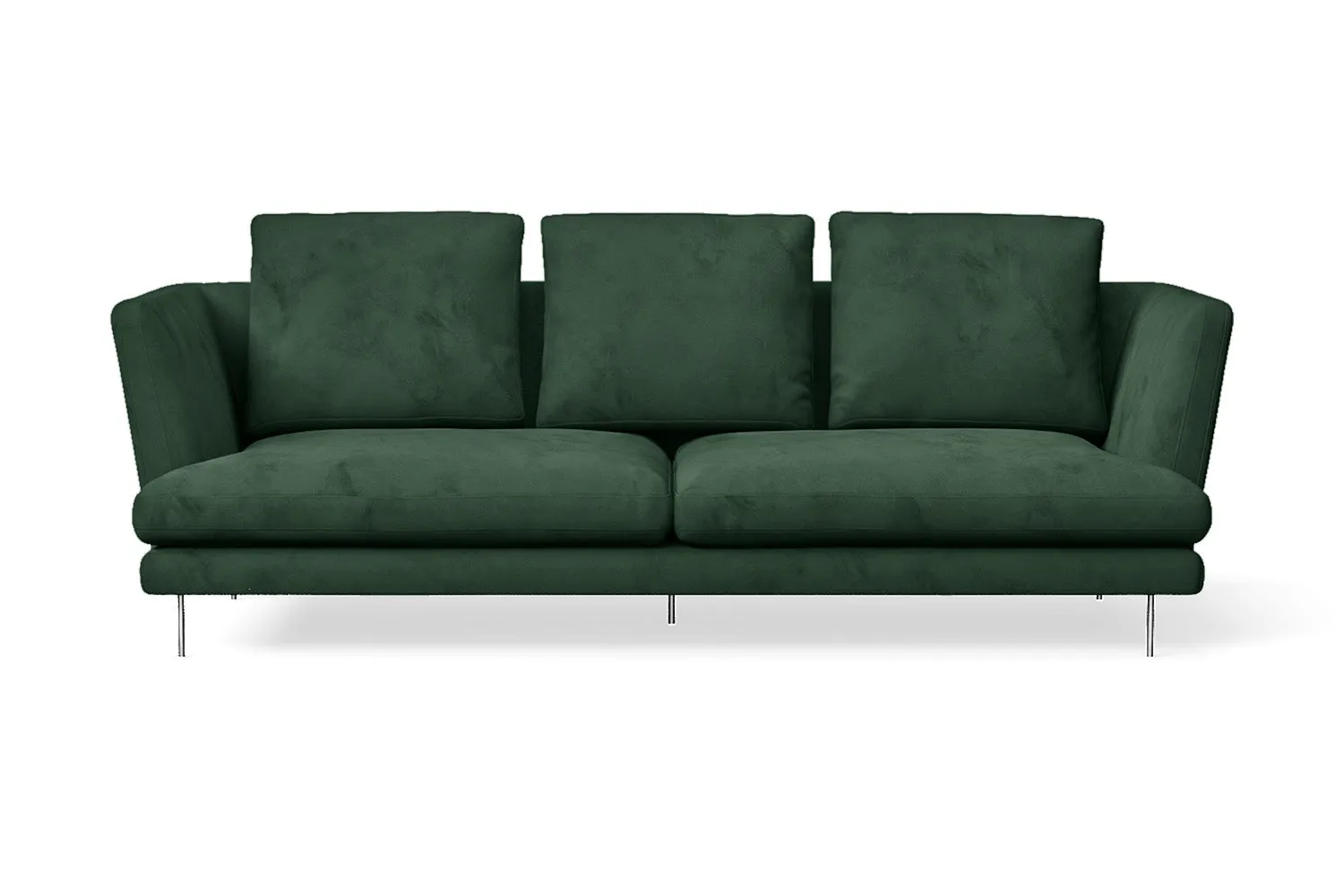 Faenza 3 Seater Sofa Green Velvet