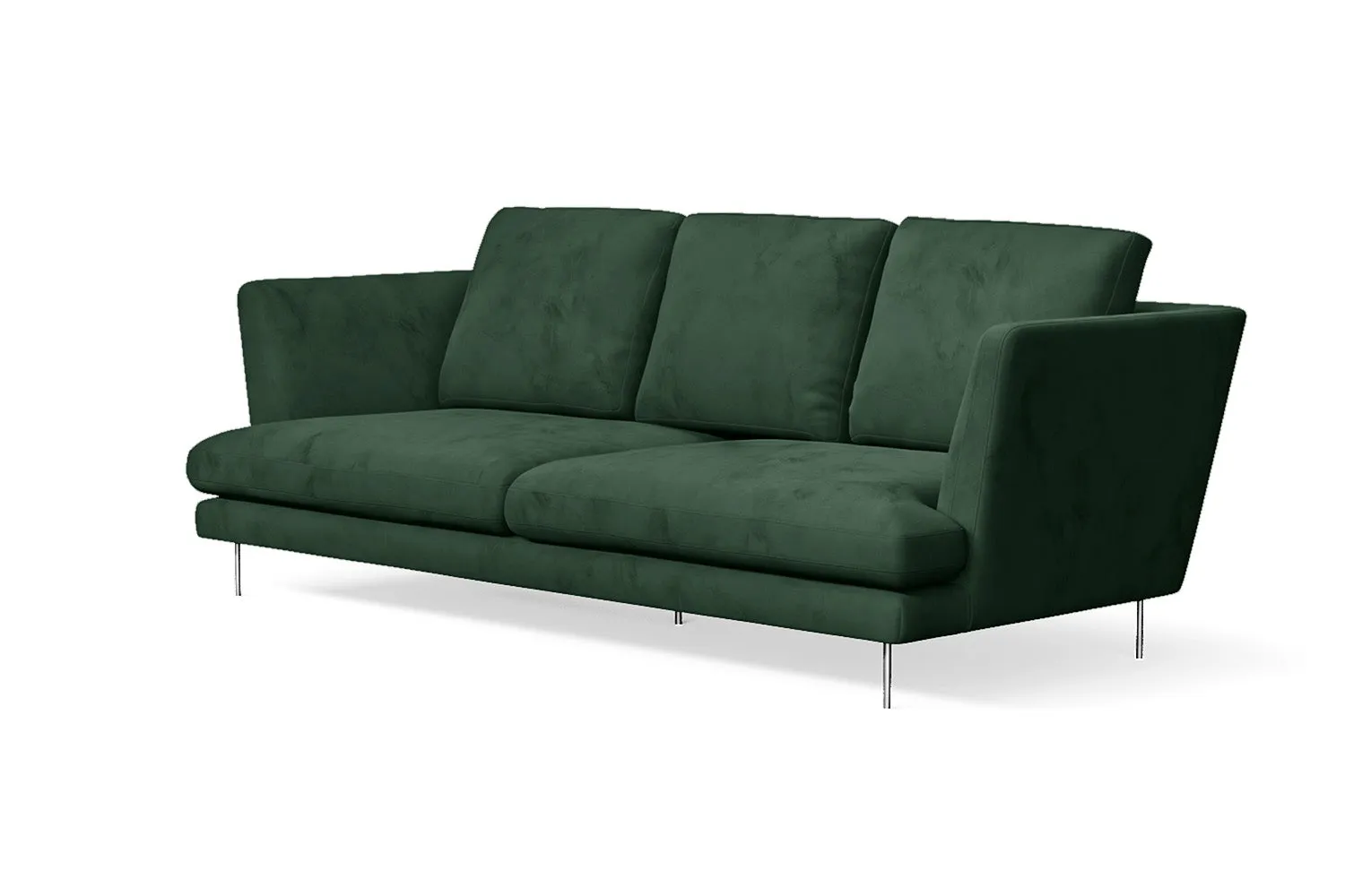 Faenza 3 Seater Sofa Green Velvet