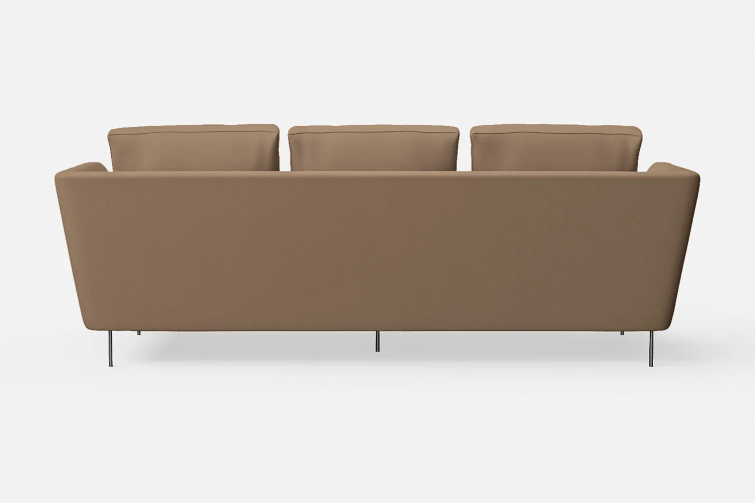 Faenza 3 Seater Sofa Stone Leather