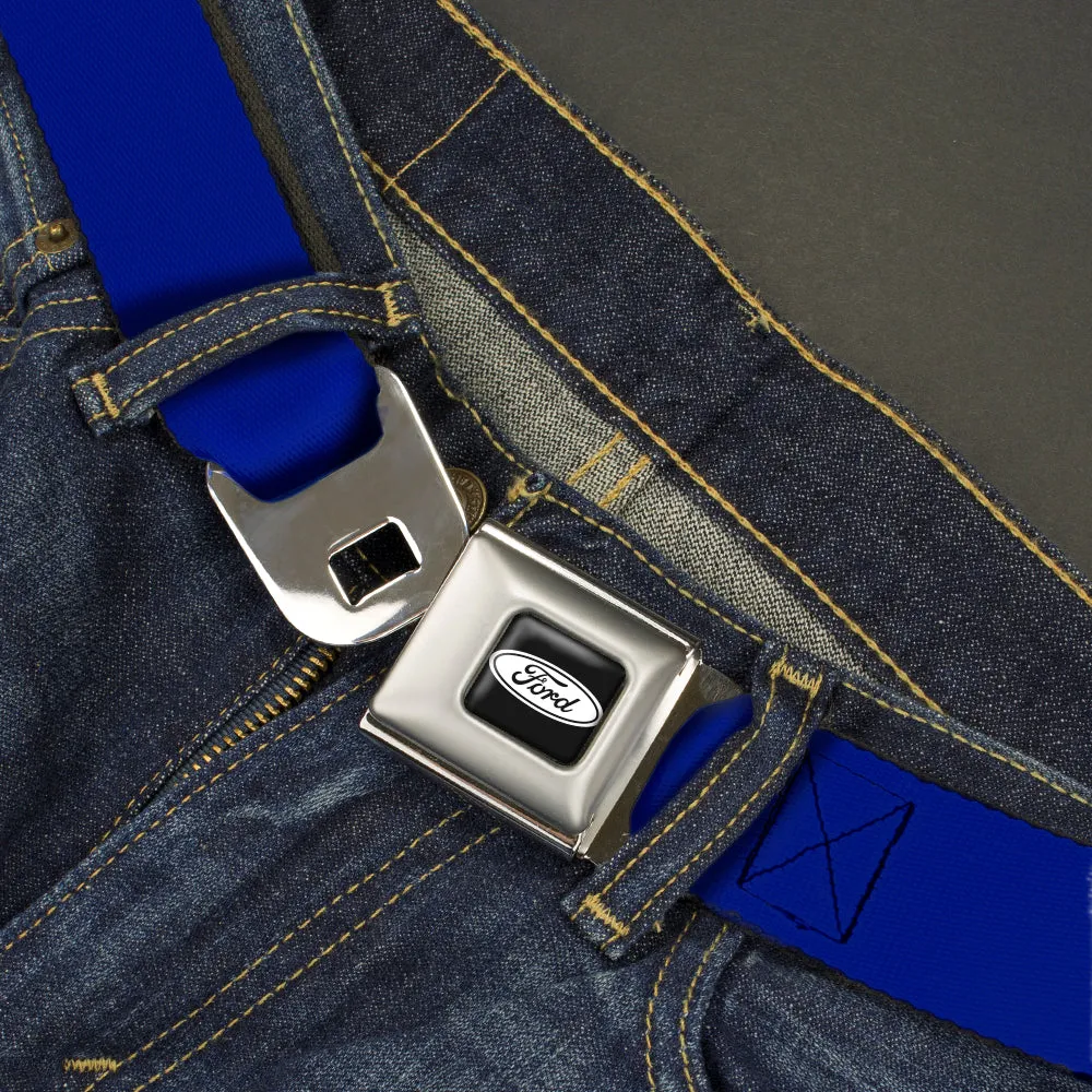 Ford Emblem Seatbelt Belt - Royal Webbing