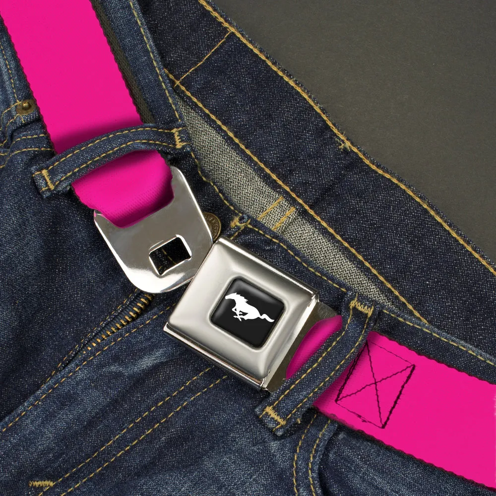 Ford Mustang Seatbelt Belt - Fuchsia Webbing
