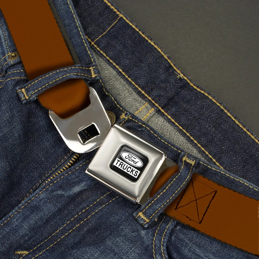 Ford Trucks Seatbelt Belt - Brown Webbing