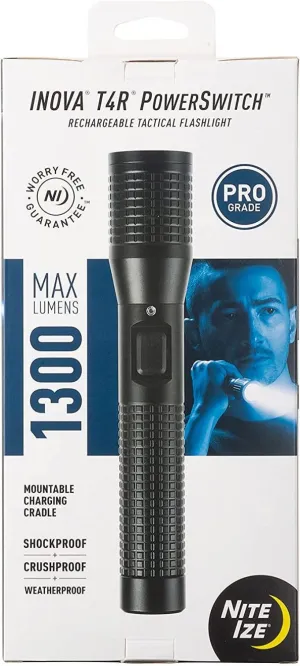 INOVA T4R PowerSwitch Rechargeable Tactical Flashlight