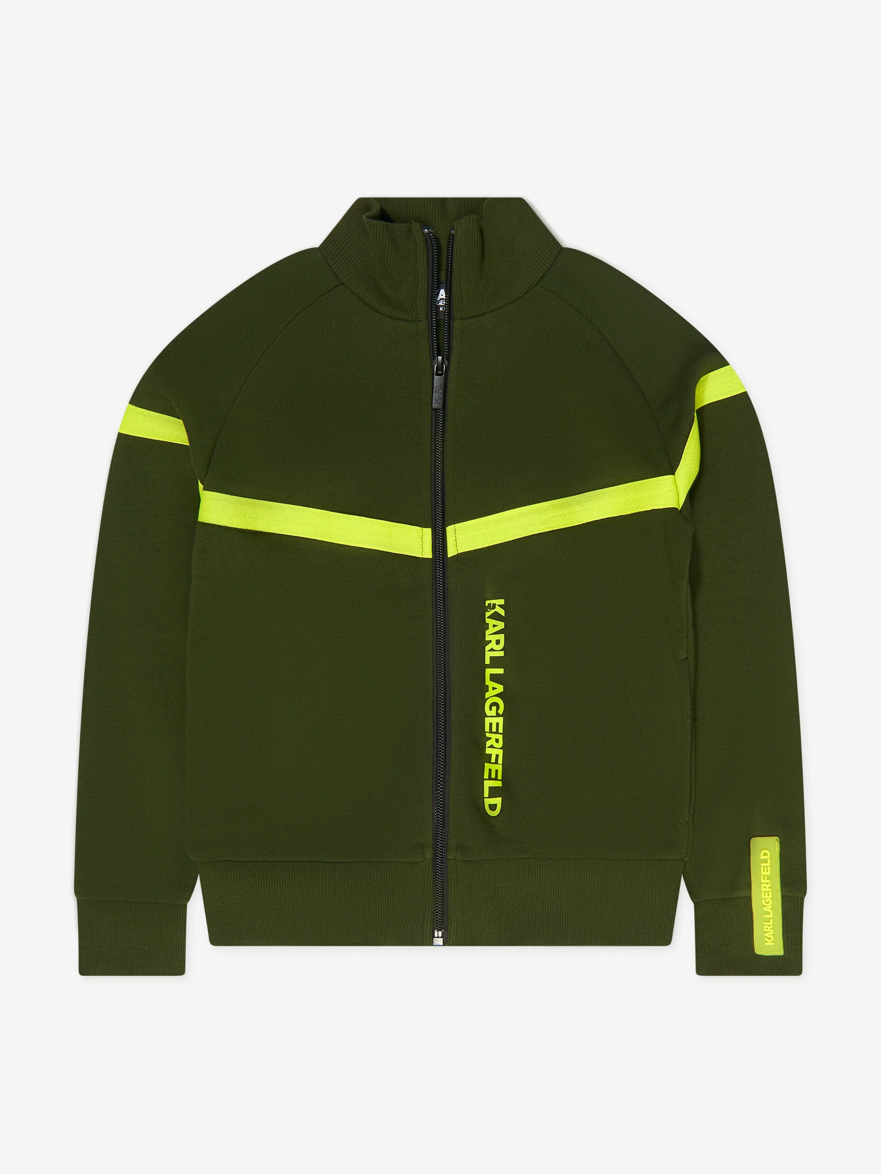 Karl Lagerfeld Boys Branded Zip Up Top