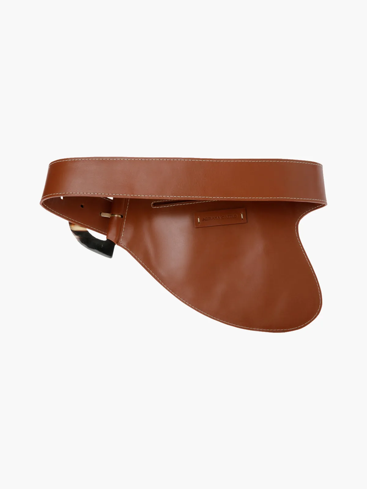 La Jefa Belt in Leather | Marron