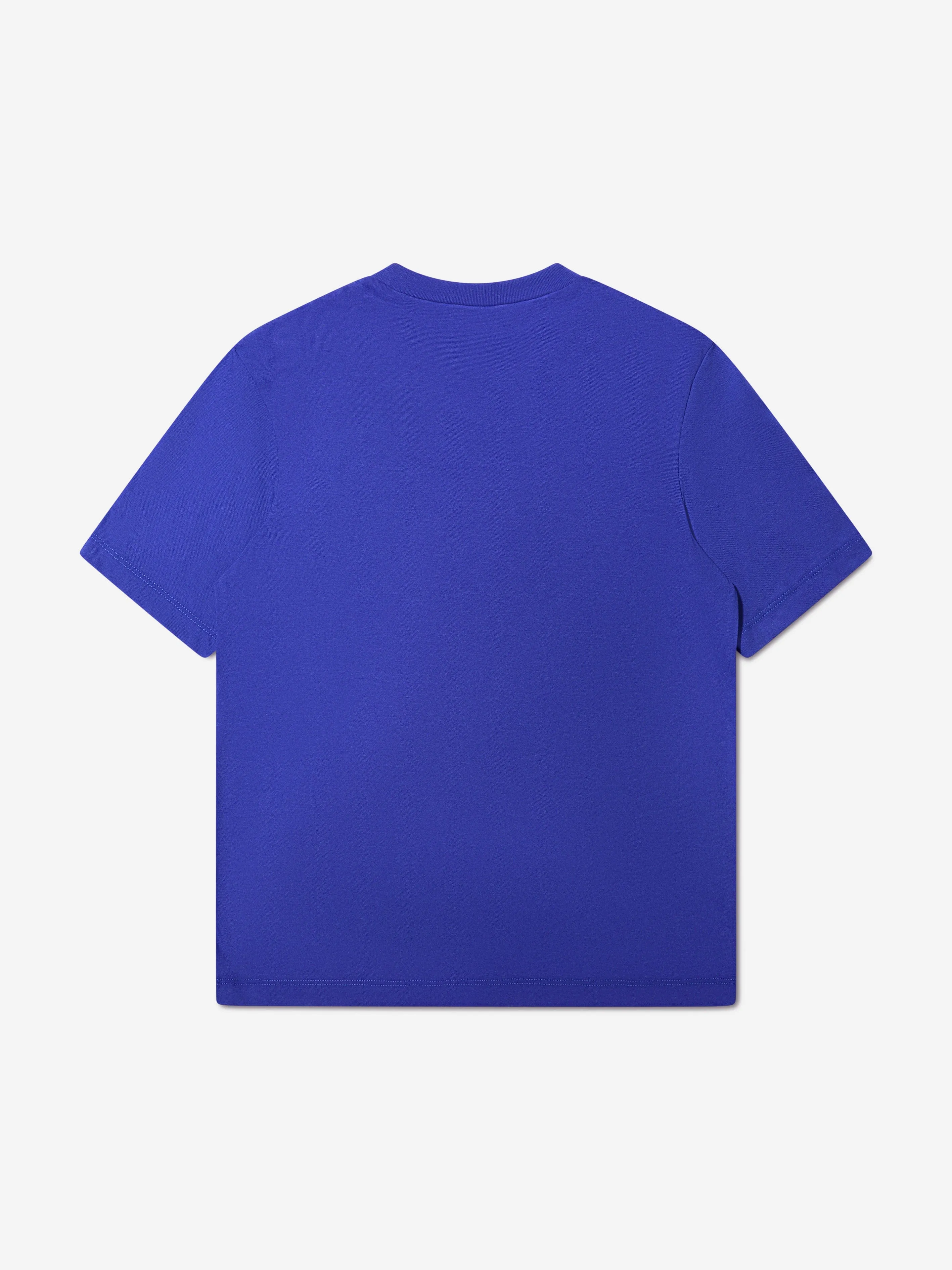 MARNI Girls Daisy Flower T-Shirt in Blue