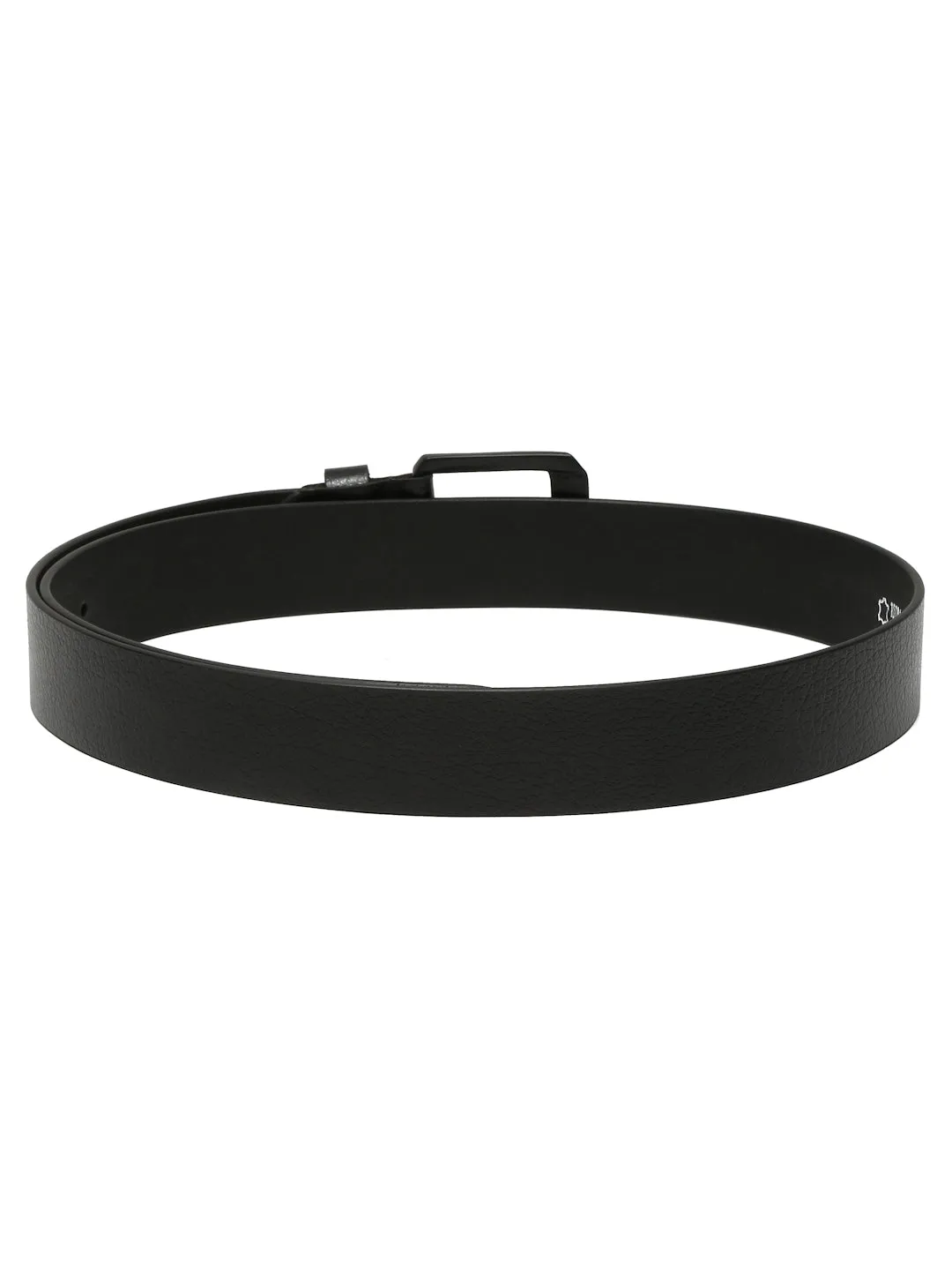 Men Vintage Black Leather Casual belt