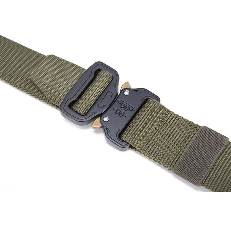 Men's Nylon Army Tactical Combat Survival Belt
