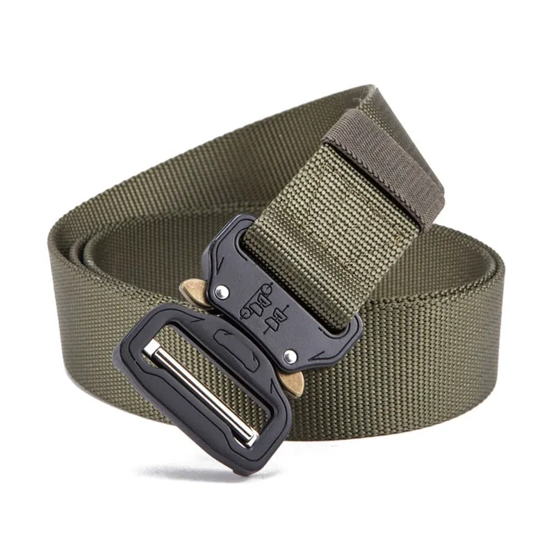 Men's Nylon Army Tactical Combat Survival Belt