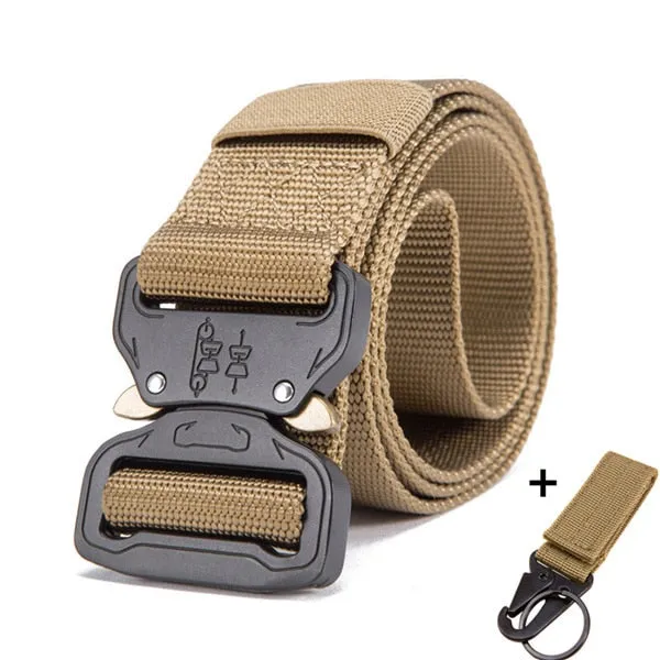 Men's Nylon Army Tactical Combat Survival Belt