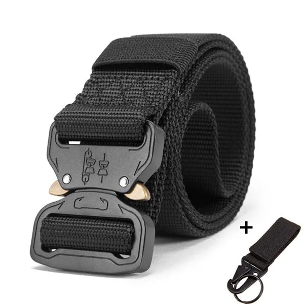Men's Nylon Army Tactical Combat Survival Belt