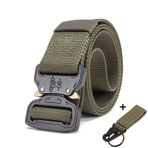 Men's Nylon Army Tactical Combat Survival Belt