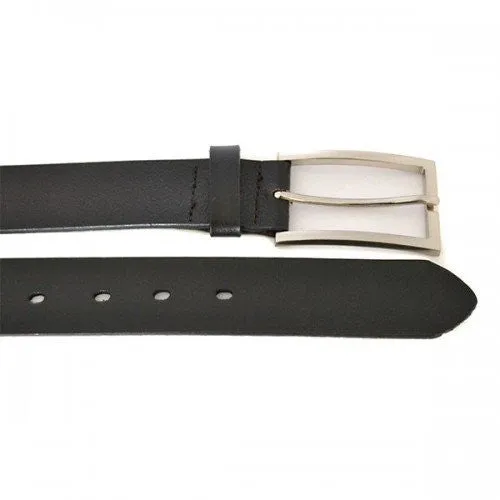 MICHAEL - Mens Dark Brown Genuine Leather Belt