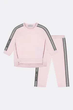 Moncler Enfant Moncler Baby Girls Cotton Branded Tracksuit