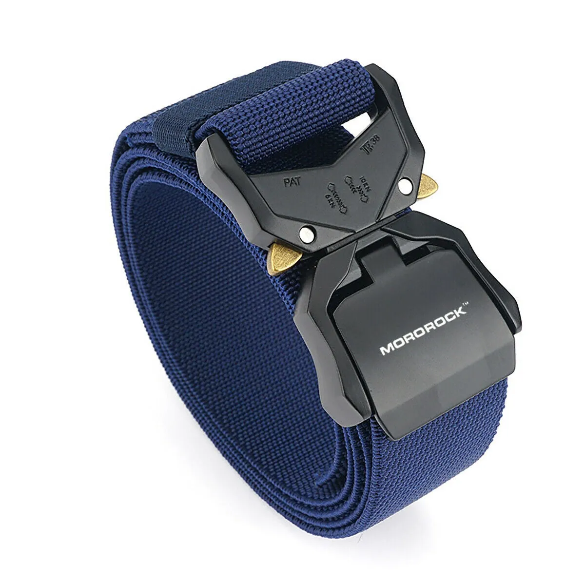 MROCKX™ Canvas Tactical Belt - Adjustable Metal Buckle | Survival Army Rigger Waistband