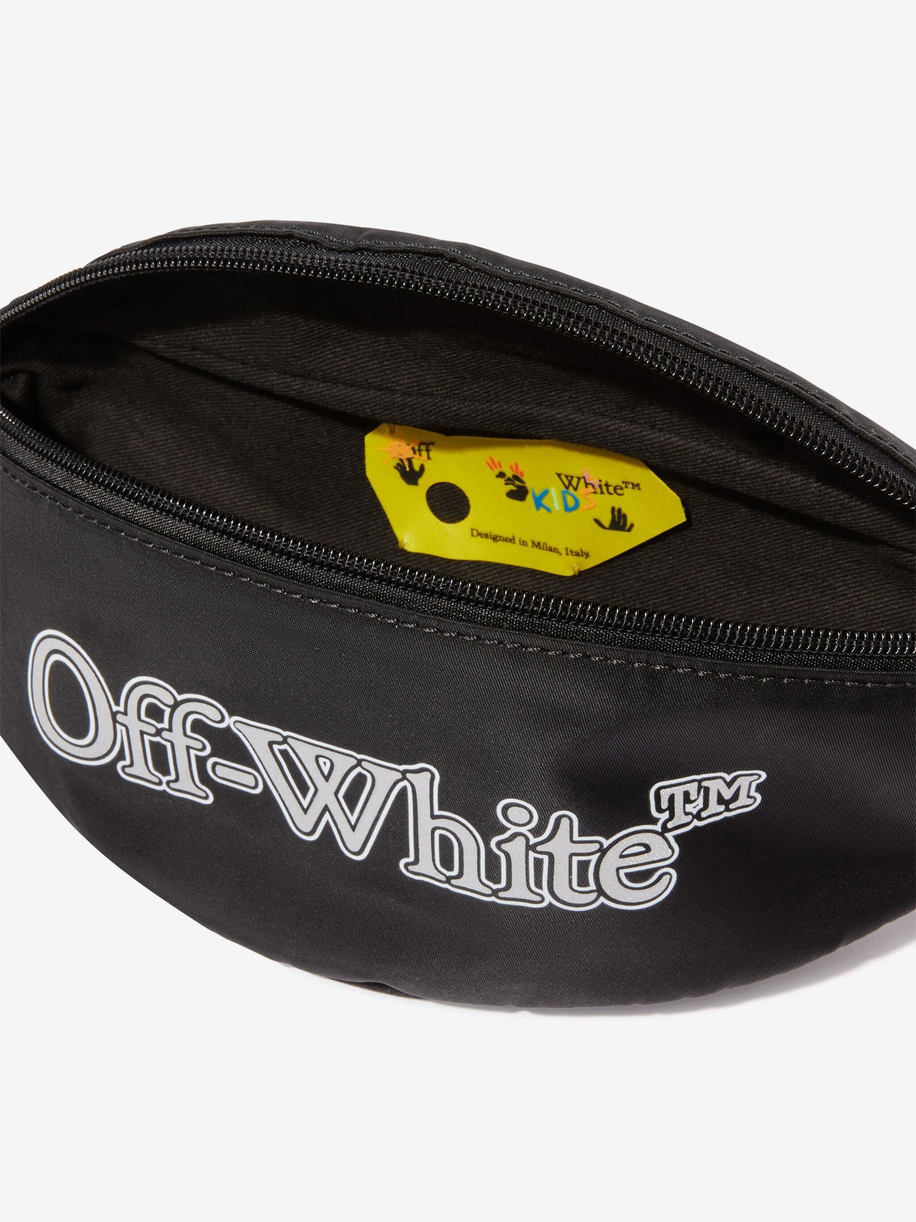 Off-White Kids Big Bookish Belt Bag in Black 927cm)
