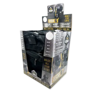 Patriotic MOLLE Tactical Sling Bag with Strap - 4 Pieces Per Retail Ready Display 23763