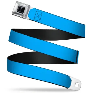 Pontiac Seatbelt Belt - Baby Blue Webbing