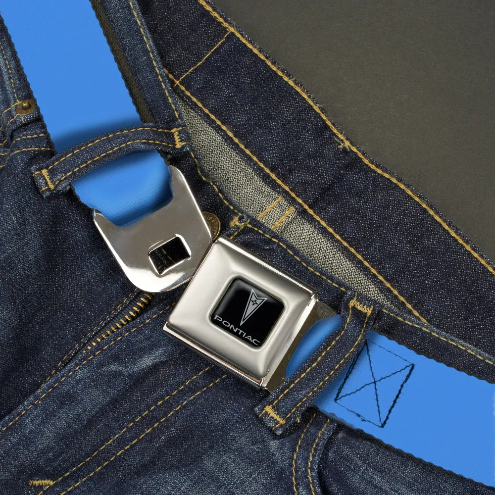 Pontiac Seatbelt Belt - Baby Blue Webbing