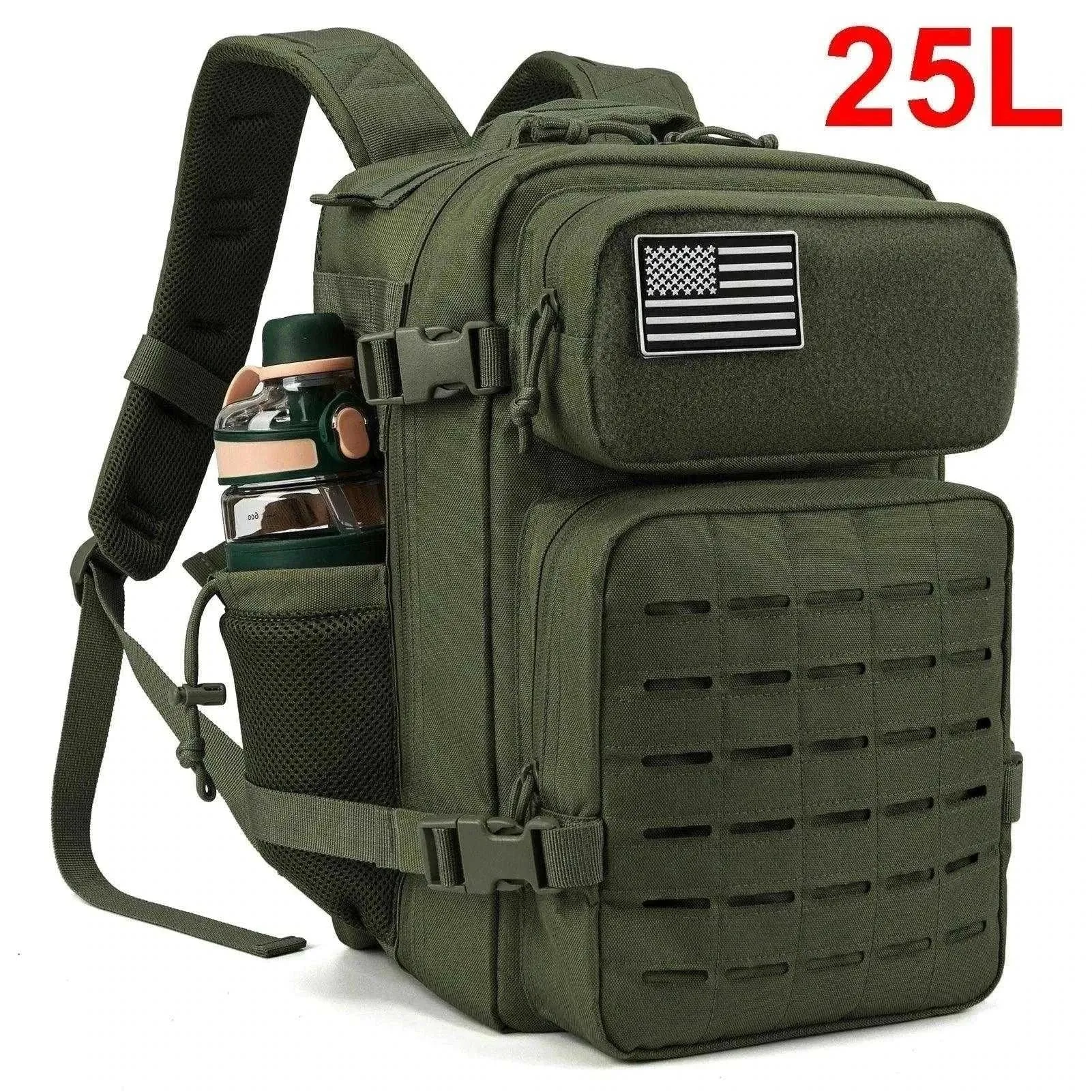QT&QY Tactical Backpack | 25L/45L Outdoor Survival & School Rucksack - BBP006