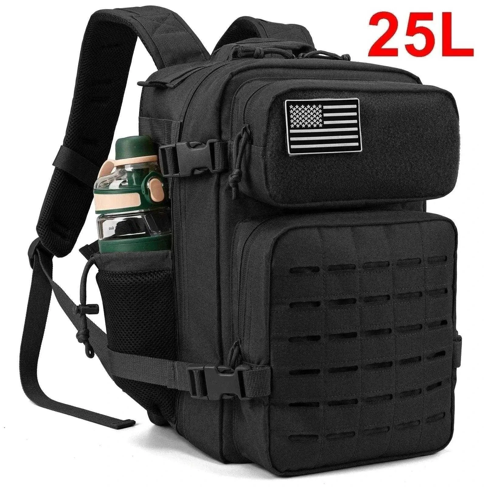 QT&QY Tactical Backpack | 25L/45L Outdoor Survival & School Rucksack - BBP006