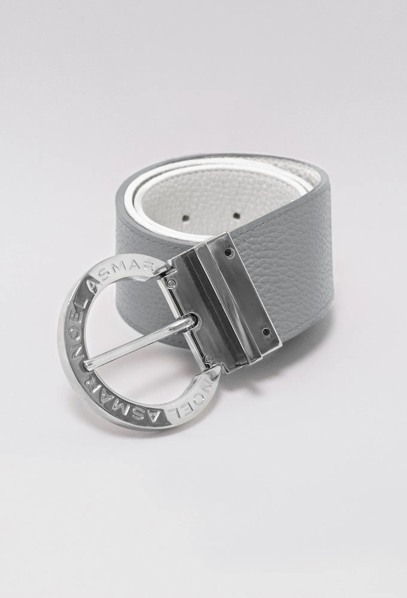 Signature Leather Belt Chrome