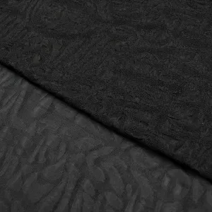 Stretch Jacquard Crepe