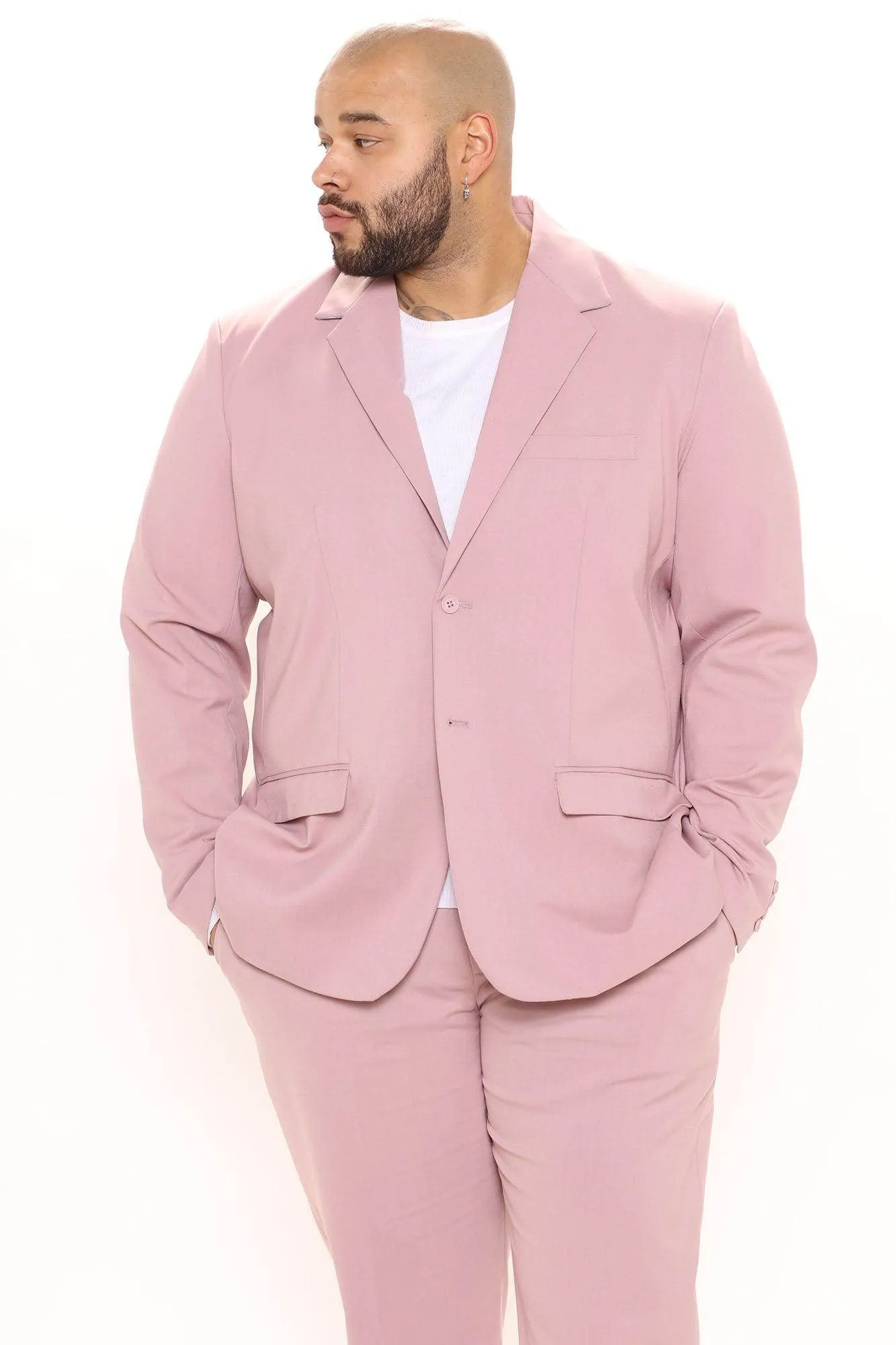 The Modern Stretch Suit Jacket - Mauve