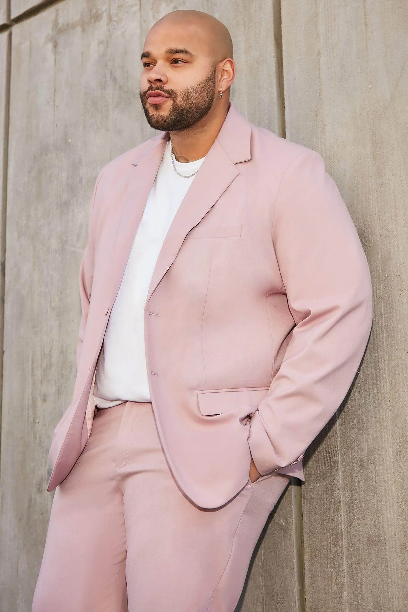 The Modern Stretch Suit Jacket - Mauve