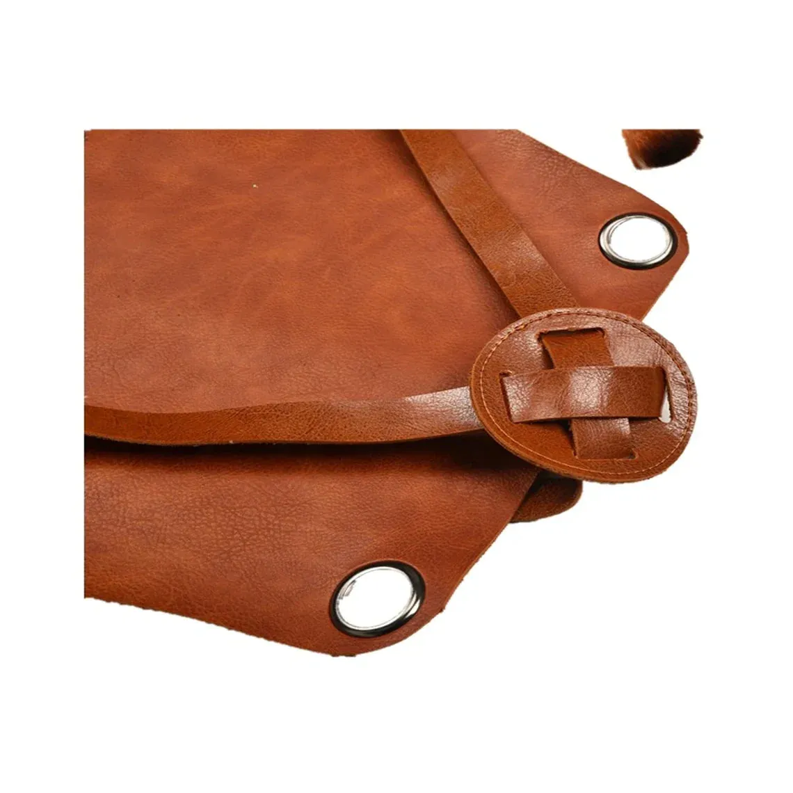 Timeless Tan Leather Work Apron - Classic Touch
