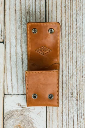 Trifold Leather Wallet - Buck Brown