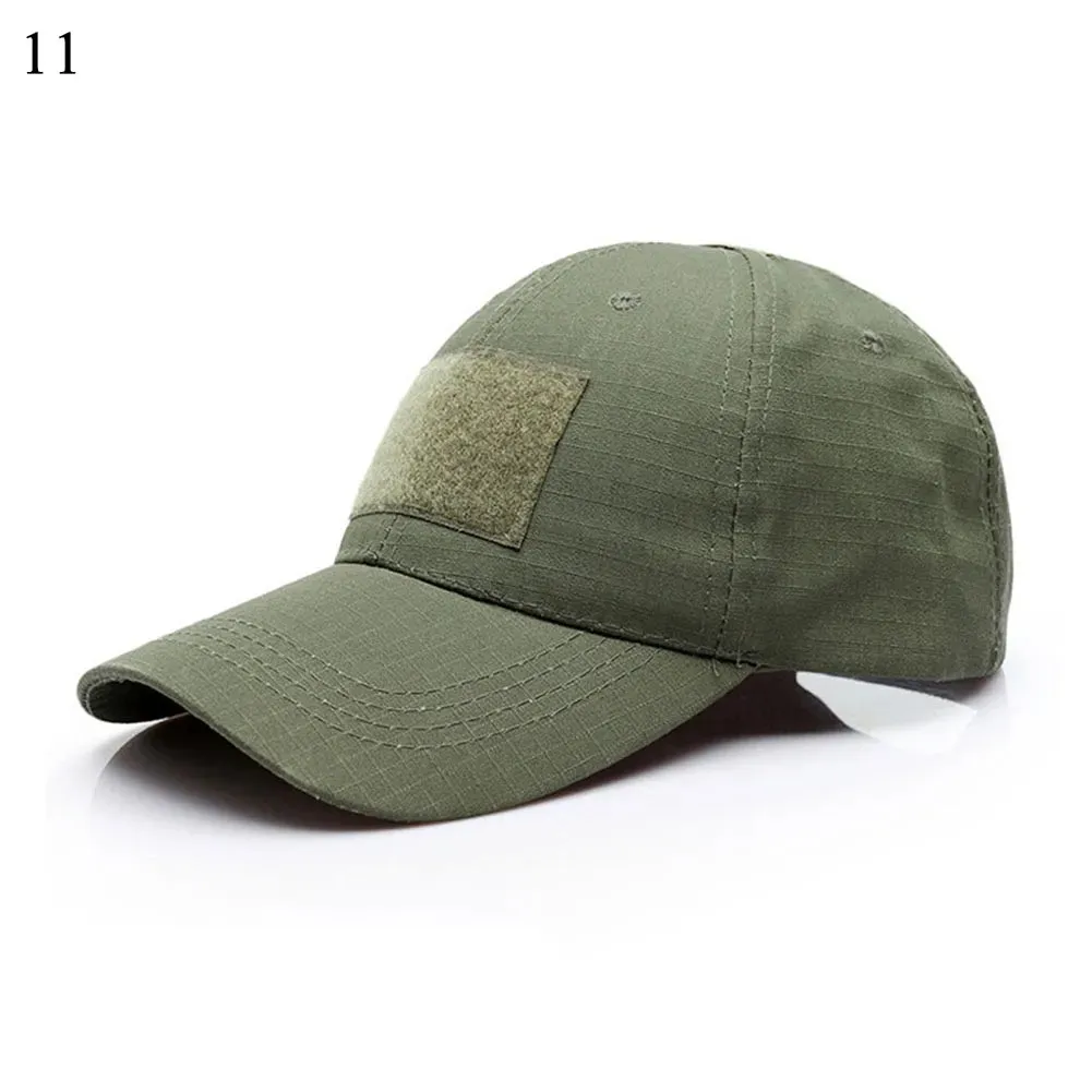 Unisex Outdoor Tactical Military Army Camo Adjustable Baseball Cap Camouflage Men Women Snapback Hat For Cycling Hiking Fishing