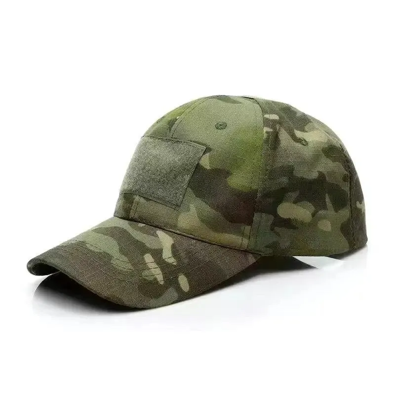 Unisex Outdoor Tactical Military Army Camo Adjustable Baseball Cap Camouflage Men Women Snapback Hat For Cycling Hiking Fishing