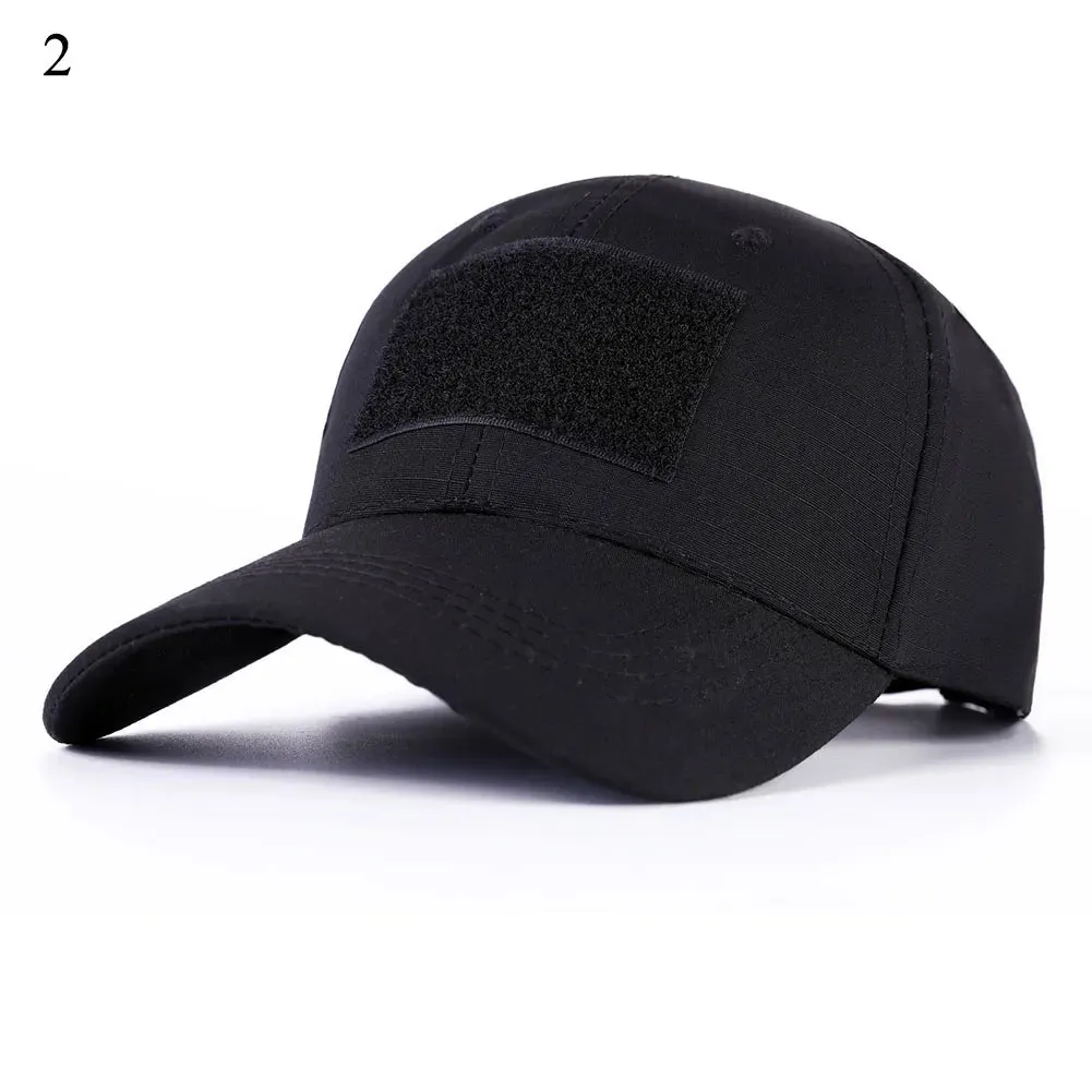 Unisex Outdoor Tactical Military Army Camo Adjustable Baseball Cap Camouflage Men Women Snapback Hat For Cycling Hiking Fishing