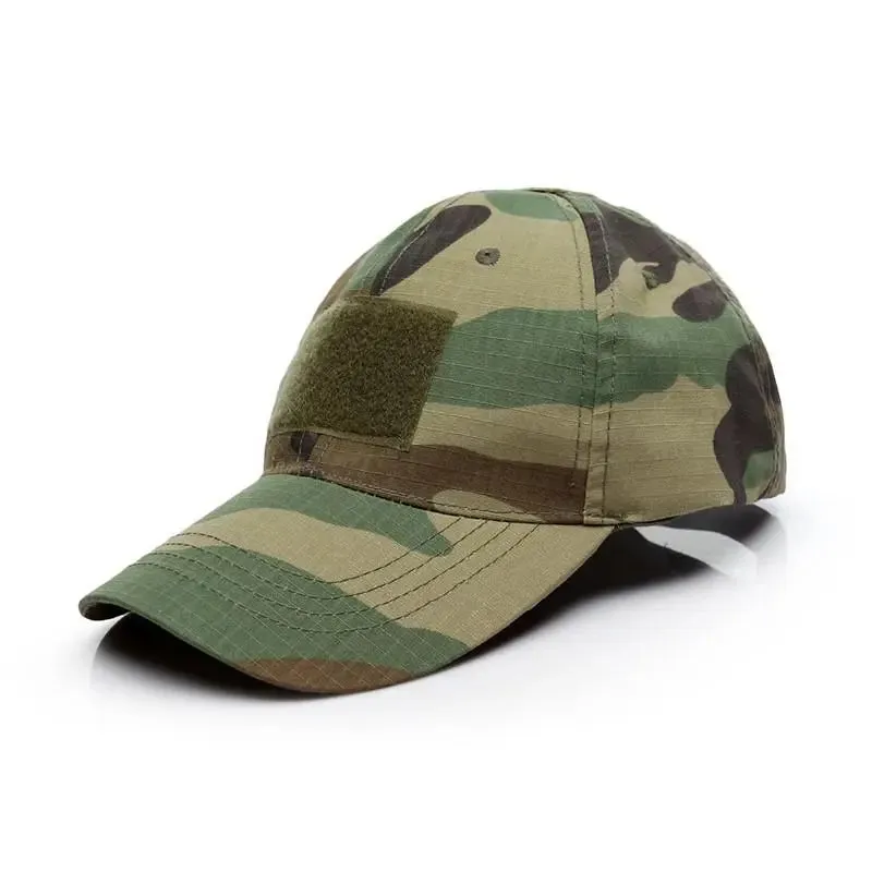 Unisex Outdoor Tactical Military Army Camo Adjustable Baseball Cap Camouflage Men Women Snapback Hat For Cycling Hiking Fishing