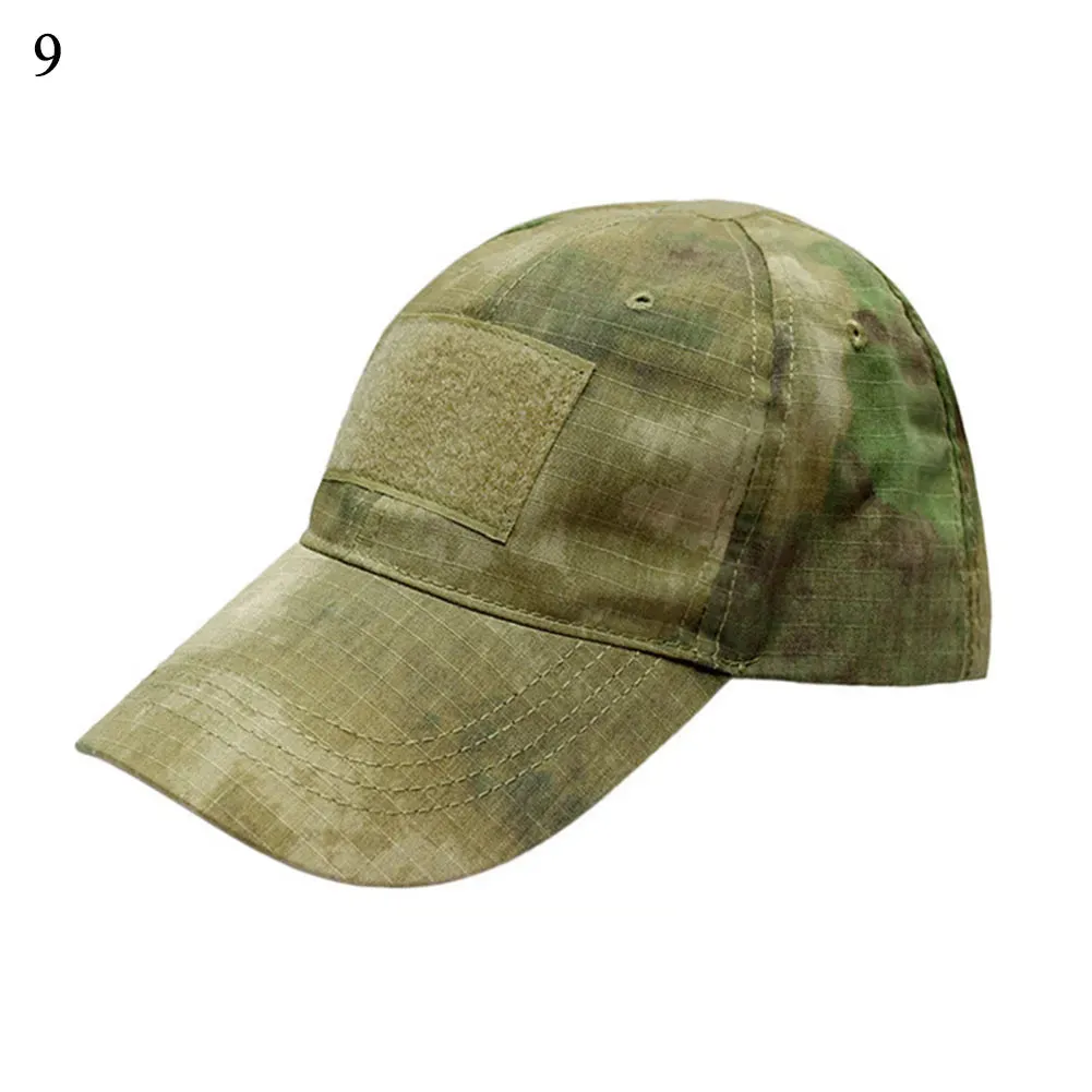Unisex Outdoor Tactical Military Army Camo Adjustable Baseball Cap Camouflage Men Women Snapback Hat For Cycling Hiking Fishing