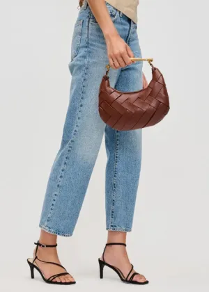Ursula Woven Crossbody: Espresso