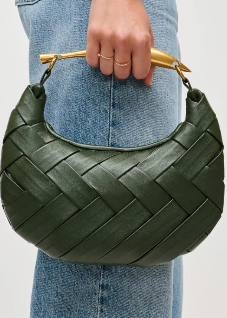 Ursula Woven Crossbody: Olive