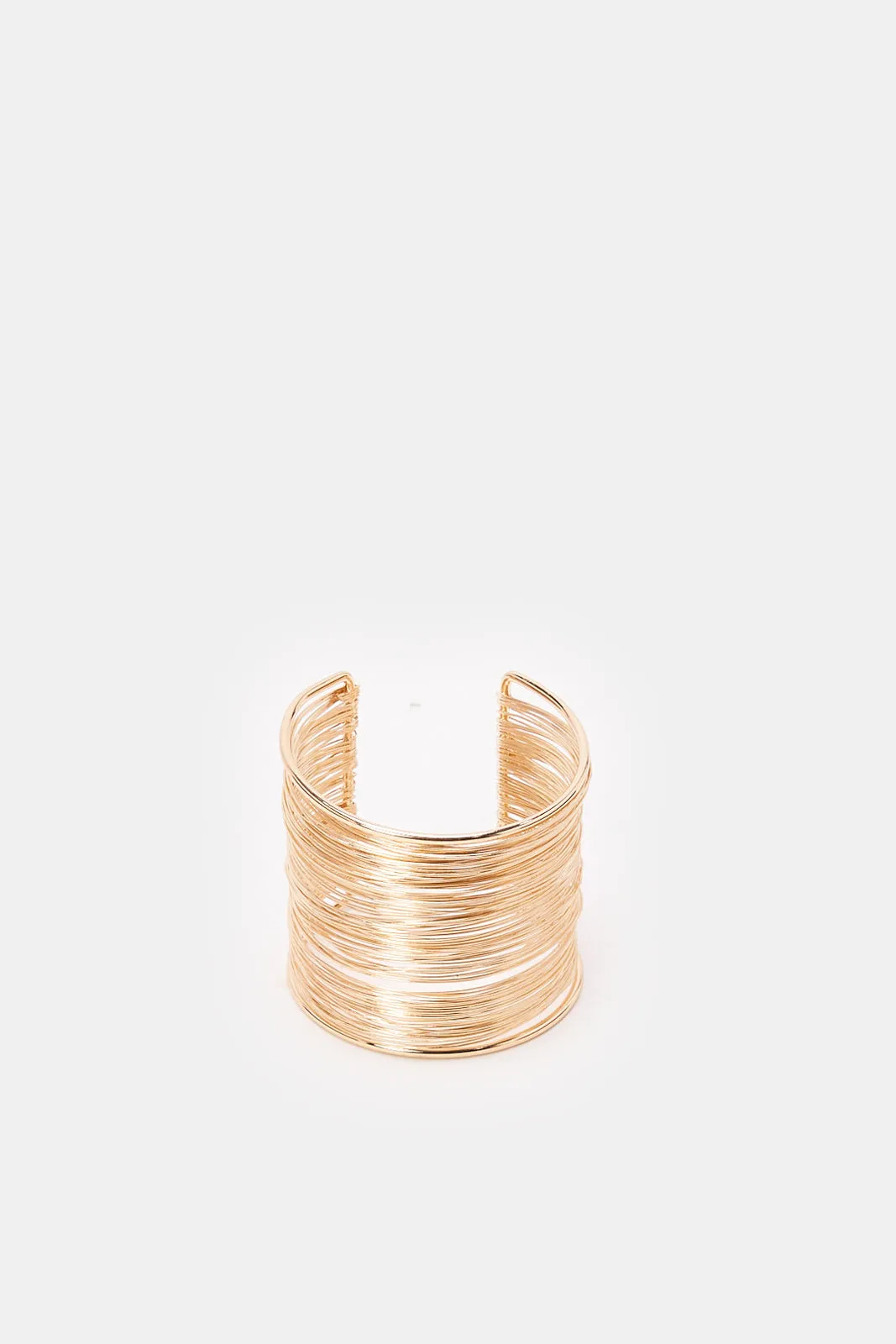 Women Gold Embellished Cuff Bracelet